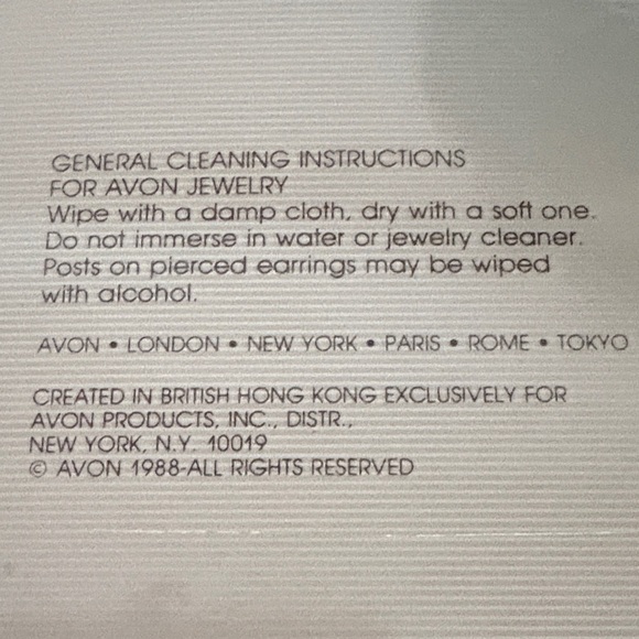 Avon Vintage 1988 South of France Faux Pearl Molded Blue Green Bead Necklace - Picture 4 of 7